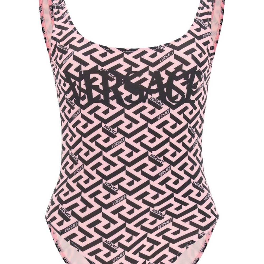 Versace Greca one piece swimsuit